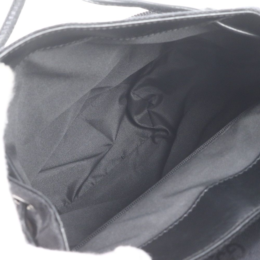 Gucci GG Canvas Leather Backpack Black — view 7