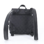 Gucci GG Canvas Leather Backpack Black — view 3