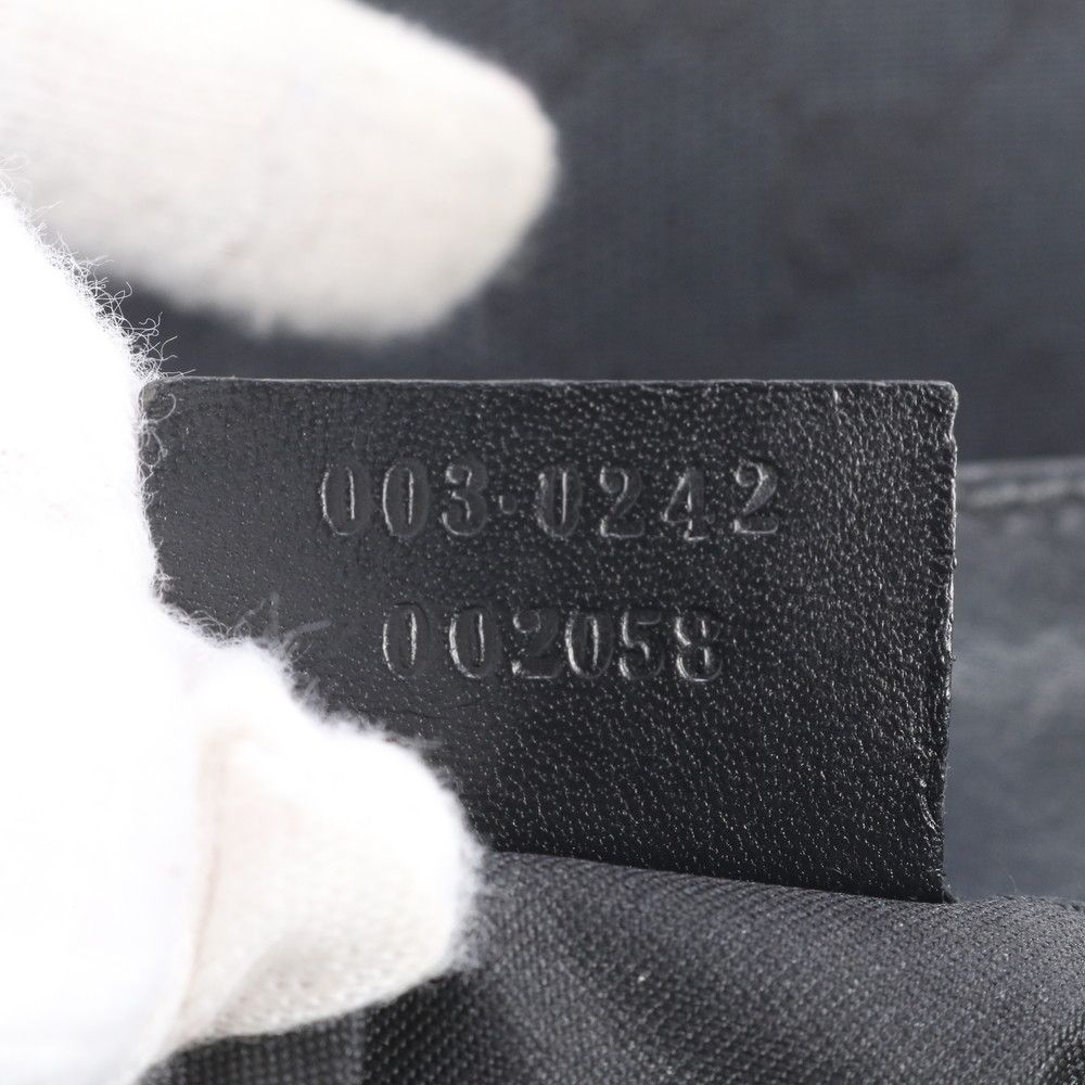 Gucci GG Canvas Leather Backpack Black — view 9