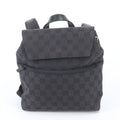 Gucci GG Canvas Leather Backpack Black