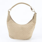 Gucci Leather Canvas Shoulder Bag Hand — view 3