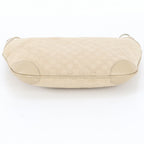 Gucci Leather Canvas Shoulder Bag Hand — view 6