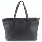 Gucci Guccissima Leather Tote Shoulder Hand Black
