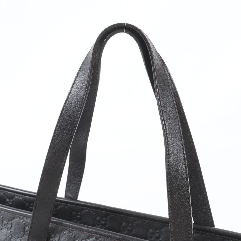 Gucci Guccissima Leather Tote Shoulder Hand Black — view 2