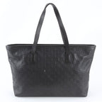 Gucci Guccissima Leather Tote Shoulder Hand Black — view 3