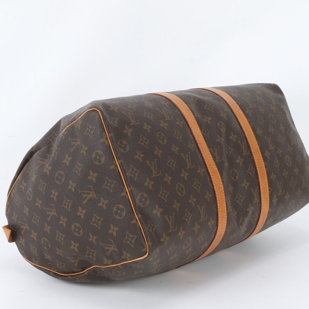 Louis Vuitton Monogram Keepall 50 Leather Boston Bag Tote Carry — view 5