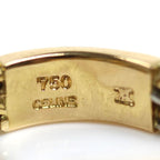 Celine 18k Yellow Gold 18k White Triomphe Ring — view 4