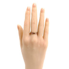 Gucci 18k Pink Gold Icon Star Ring Saffiano