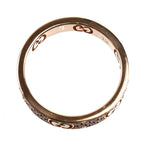 Gucci 18k Pink Gold Icon Star Ring Saffiano