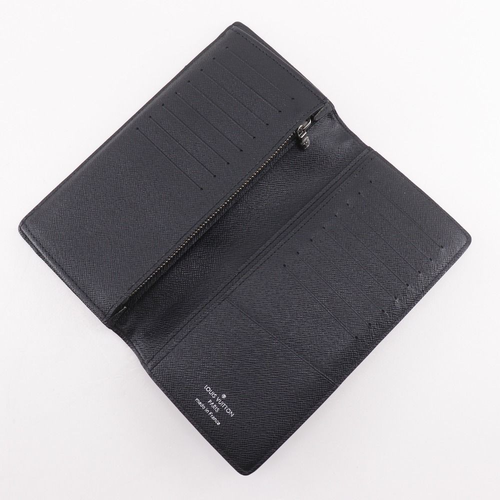 Louis Vuitton Portefeuille Brazza Damier Graphite Canvas Black Wallet — view 6