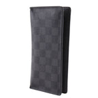 Louis Vuitton Portefeuille Brazza Damier Graphite Canvas Black Wallet — view 2