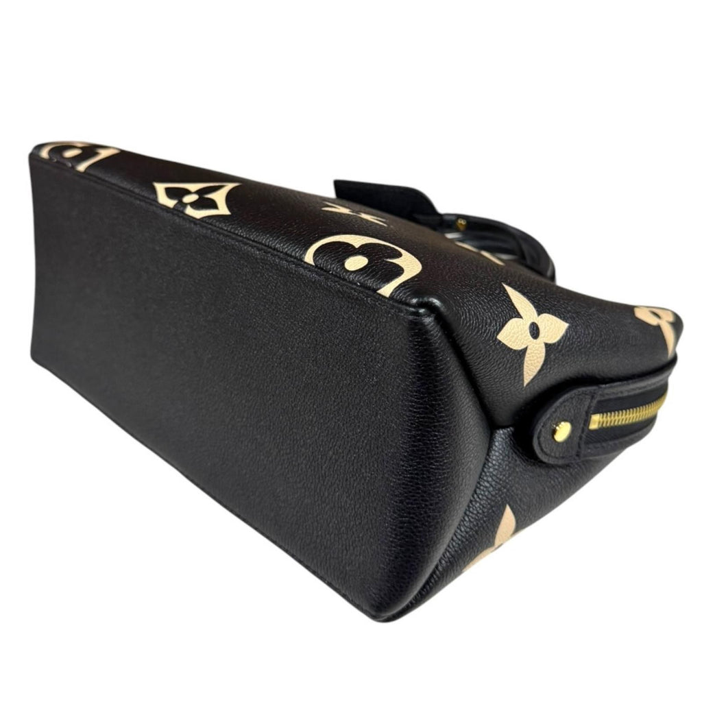 Louis Vuitton Petit Palais PM Bicolor Monogram Empreinte Shoulder Bag Black — view 6