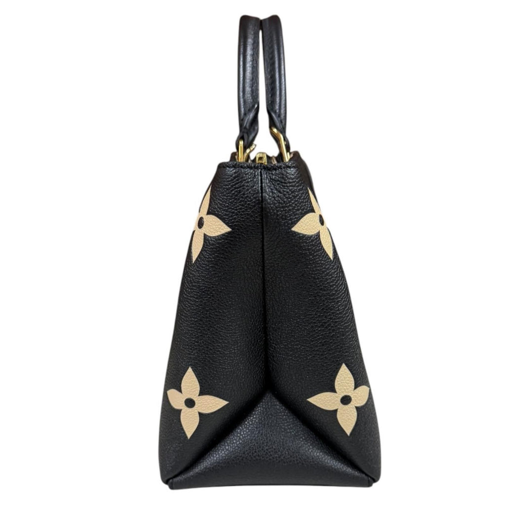 Louis Vuitton Petit Palais PM Bicolor Monogram Empreinte Shoulder Bag Black — view 4