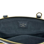 Louis Vuitton Petit Palais PM Bicolor Monogram Empreinte Shoulder Bag Black — view 8