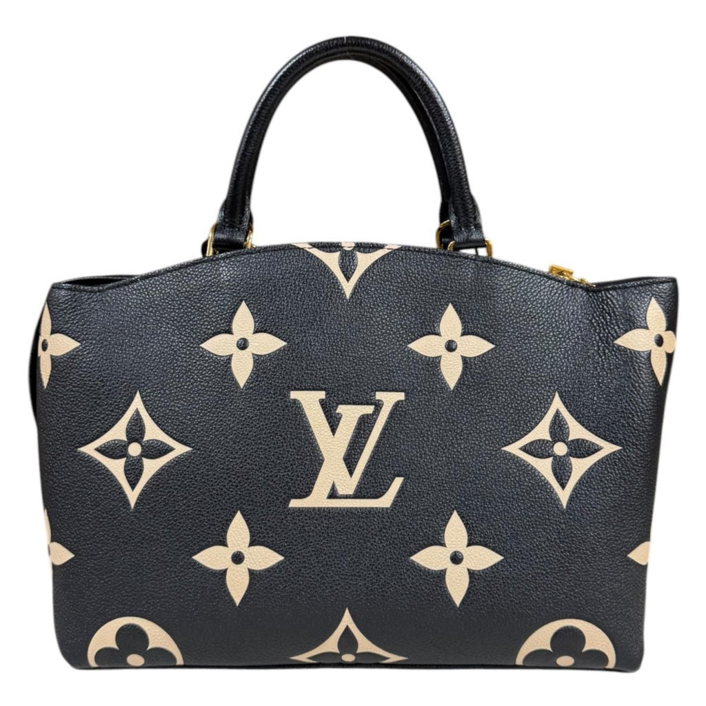 Louis Vuitton Petit Palais PM Bicolor Monogram Empreinte Shoulder Bag Black — view 3