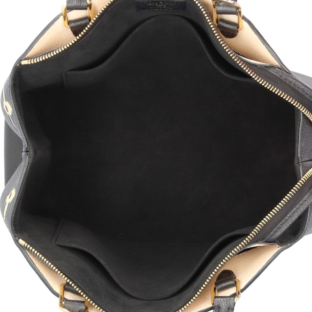 Louis Vuitton Petit Palais PM Bicolor Monogram Empreinte Shoulder Bag Black — view 7
