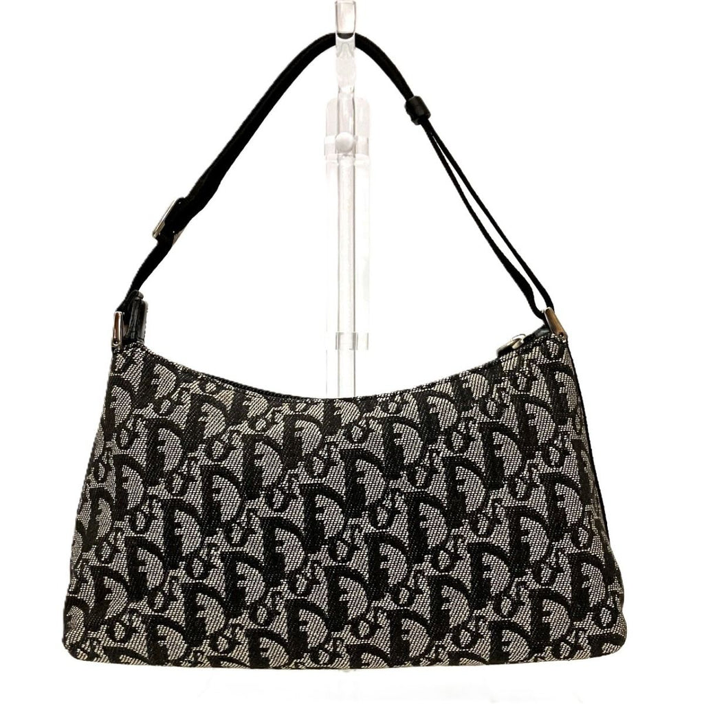 Dior Pouch Trotter Shoulder Bag Canvas Leather — view 2