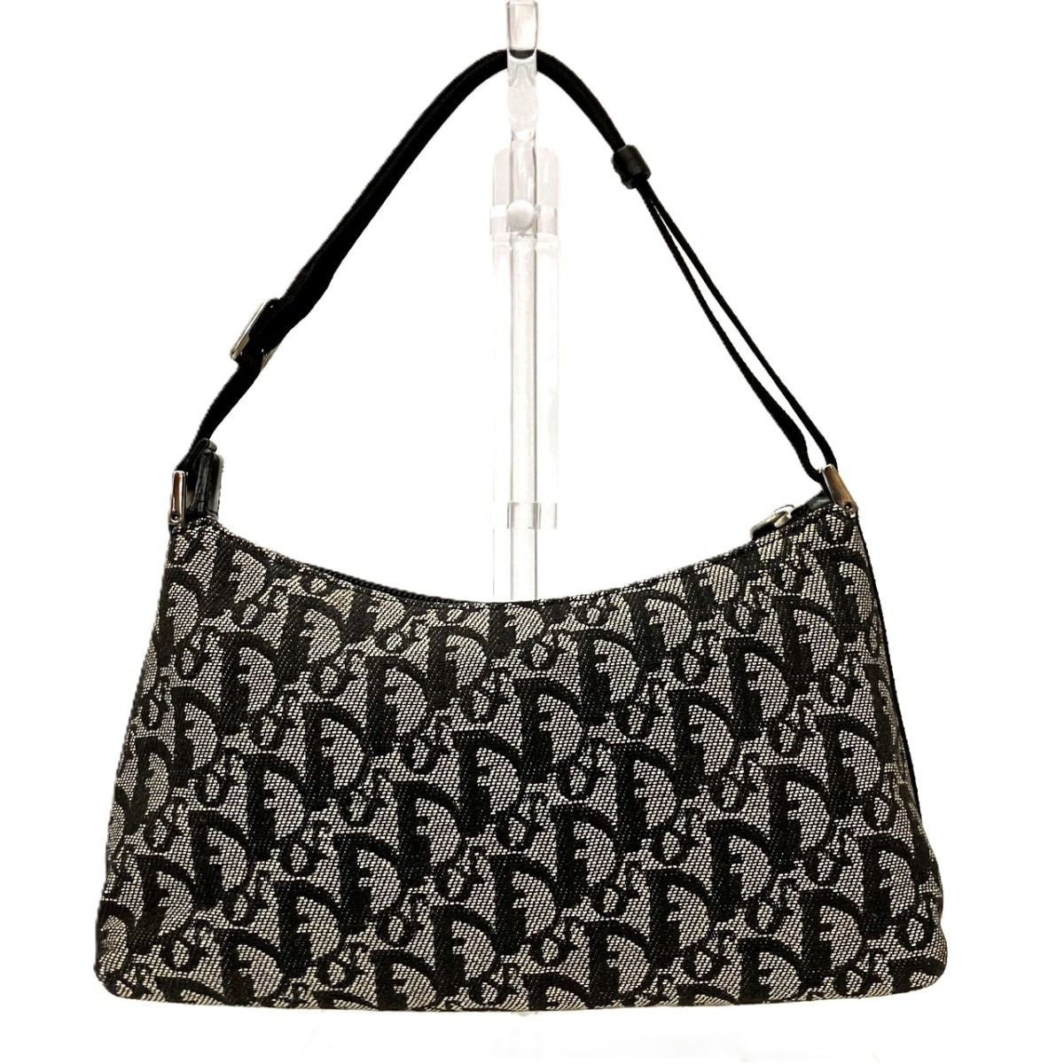 Dior Pouch Trotter Shoulder Bag Canvas Leather — view 2