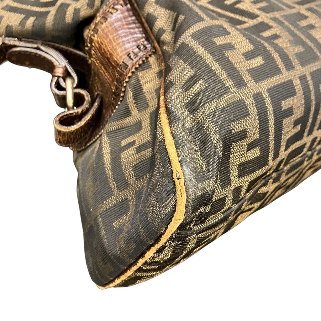 Fendi Etnico Zucca Tote Canvas Leather — view 7