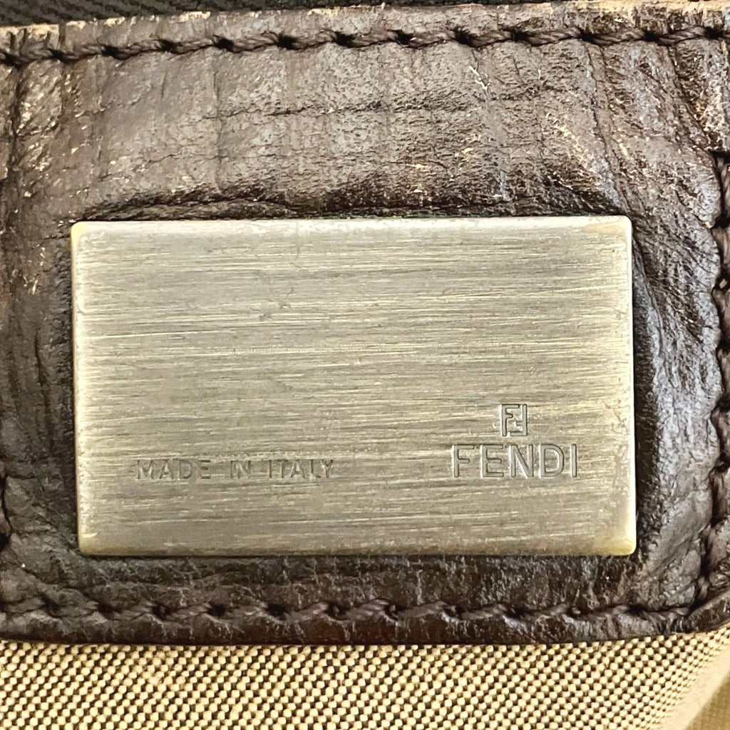 Fendi Etnico Zucca Tote Canvas Leather — view 4