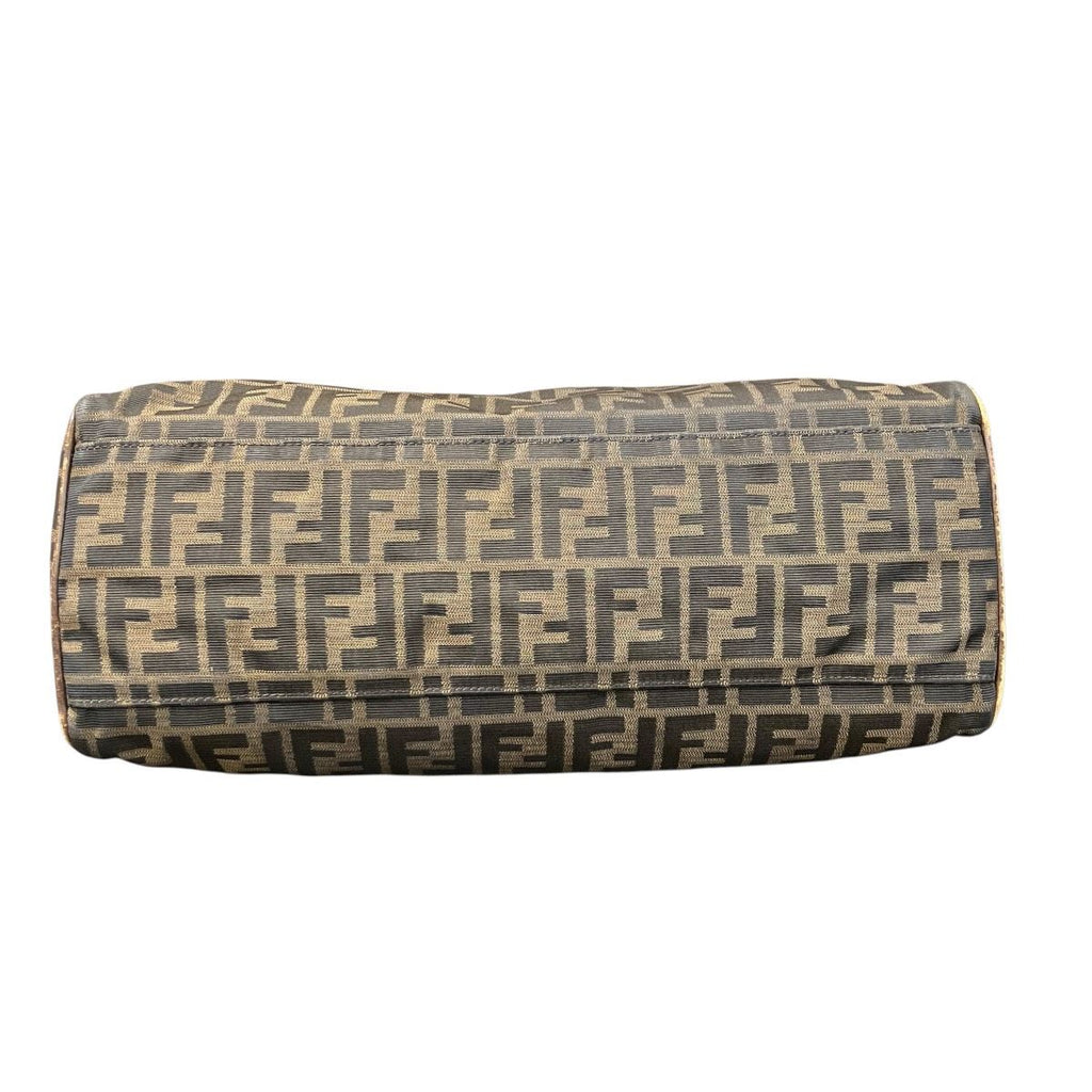 Fendi Etnico Zucca Tote Canvas Leather — view 3