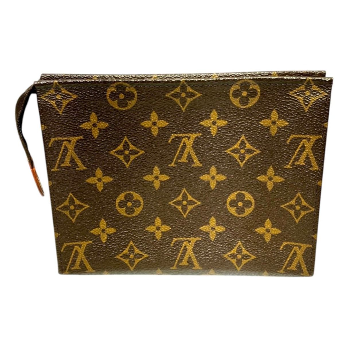 Louis Vuitton Poche Toilette 19 Monogram Clutch Canvas — view 2