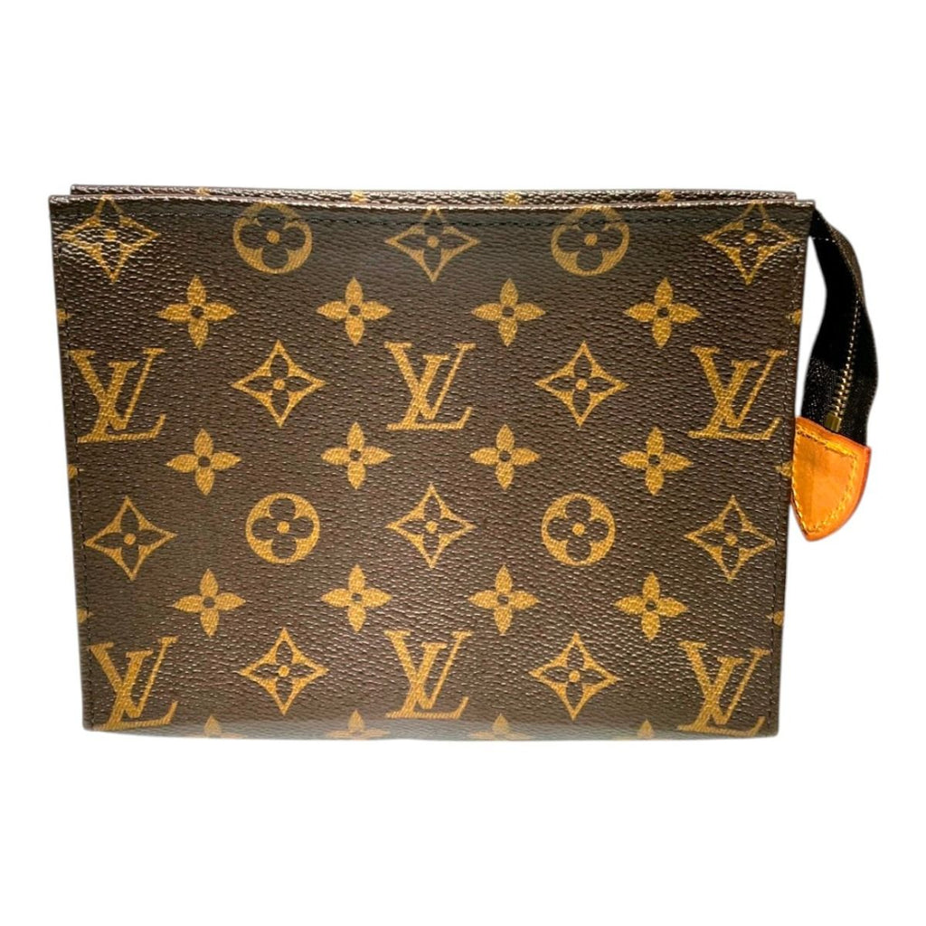 Louis Vuitton Poche Toilette 19 Monogram Clutch Canvas