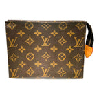 Louis Vuitton Poche Toilette 19 Monogram Clutch Canvas