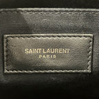 Saint Laurent Rive Gauche Clutch Canvas Leather — view 4