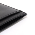 Celine Card Holder Cuill Triomphe Case Business Shiny Calfskin Black