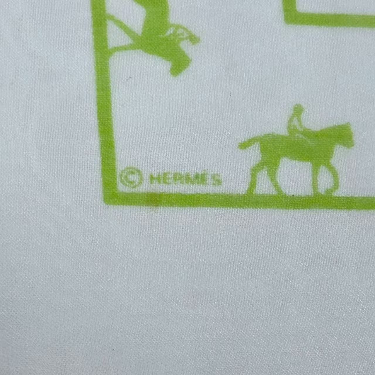 Hermes Scarf Silk Saut Galop Canter Rack