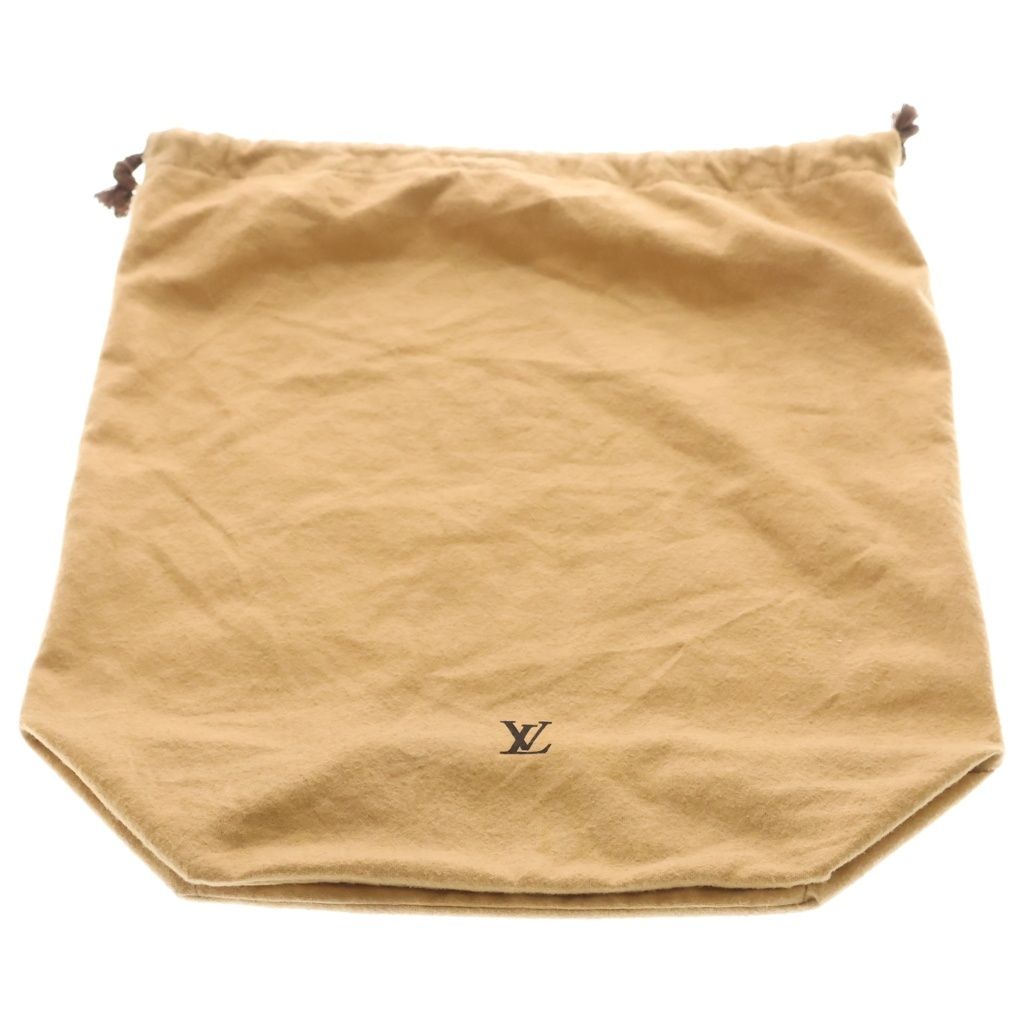 Louis Vuitton Monogram Sac Shopping Tote Brown Leather Gold — view 8
