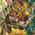 Hermes Pleats Scarf Silk Au Pays de Cocagne in Paradise Yellow — view 3