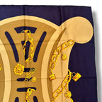 Celine Scarf Silk Padlock Medallion Pattern Multicolor — view 4