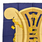 Celine Scarf Silk Padlock Medallion Pattern Multicolor — view 3