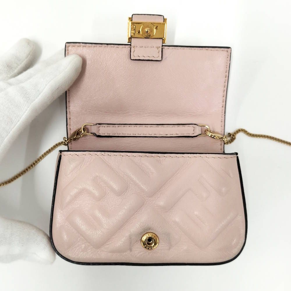 Fendi Nano Bucket Charm Keychain