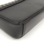Prada Chain Shoulder Bag Studs Leather Monotone