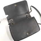 Prada Chain Shoulder Bag Studs Leather Monotone