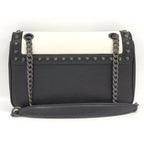 Prada Chain Shoulder Bag Studs Leather Monotone