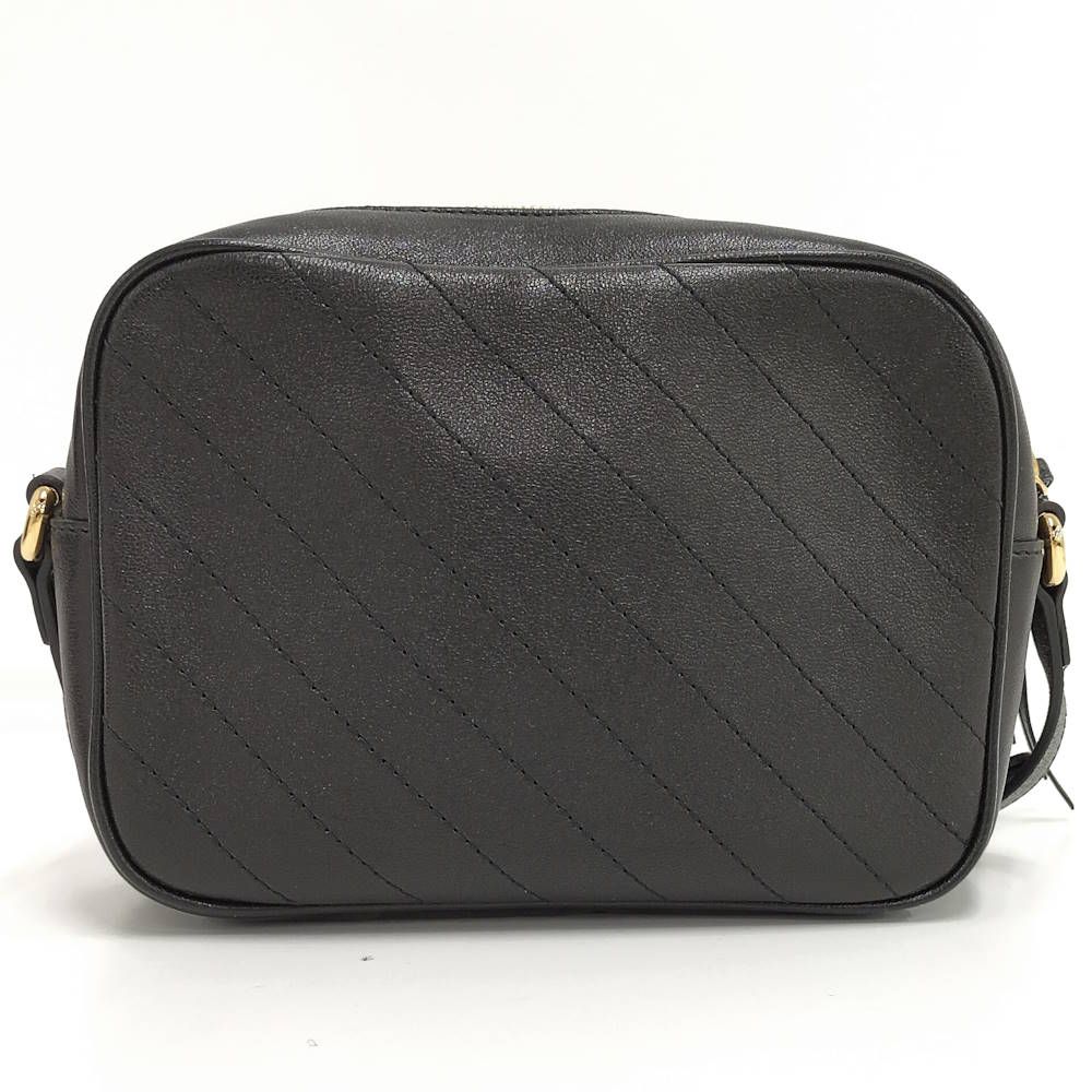 Gucci Blanc Dis Small Shoulder Bag Leather Black