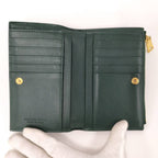 Bottega Veneta Cassette Bifold Wallet Leather Green