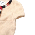 Chanel Jacket 38 CC Logo Button Blade Trim Wool — view 5