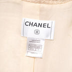 Chanel Jacket 38 CC Logo Button Blade Trim Wool — view 7