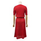 Fendi Vintage Skirt Set 42 Neck Knit — view 2