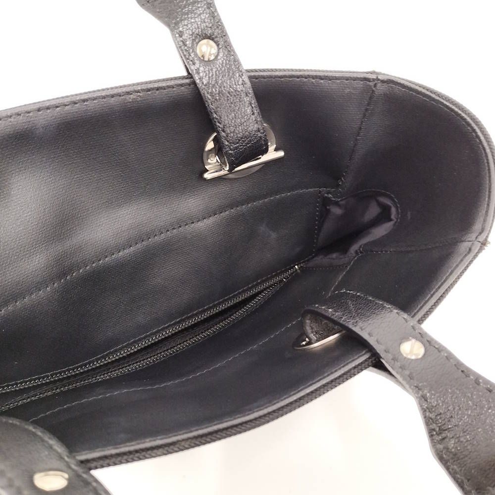 Chanel Paris Biarritz PM Tote Bag Leather Black