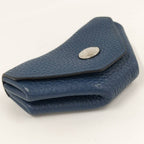 Hermes Levain Quatre Coin Purse Togo Leather Navy