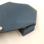 Hermes Levain Quatre Coin Purse Togo Leather Navy
