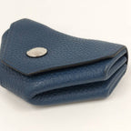 Hermes Levain Quatre Coin Purse Togo Leather Navy