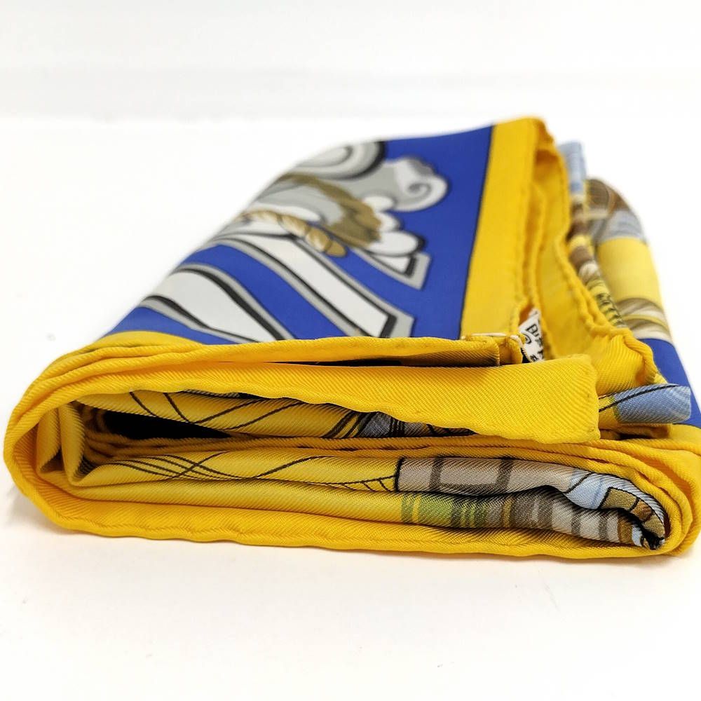 Hermes Carre 90 Scarf 100% Silk Yellow