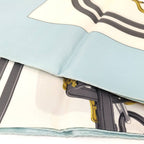 Hermes Scarf Light Blue